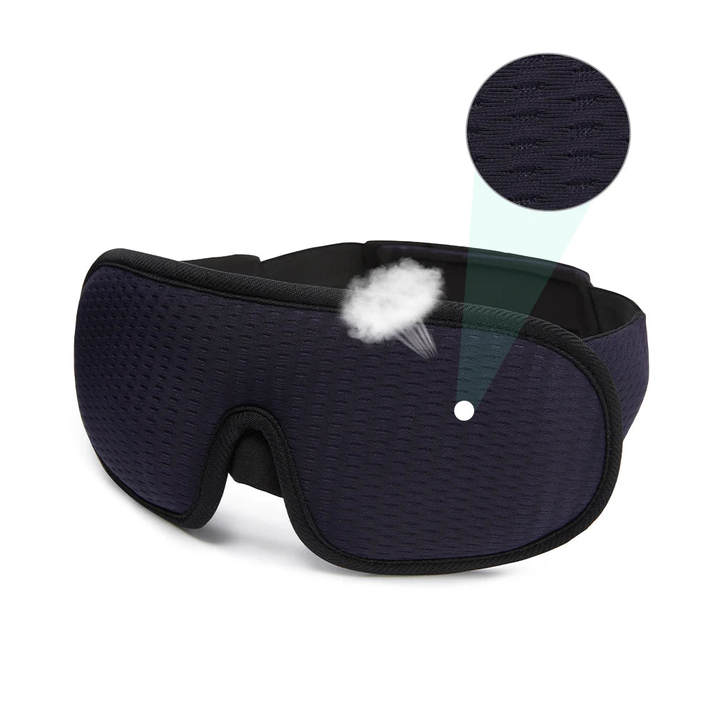 Sovemaske med 3D-form – mørklegging uten trykk på øynene