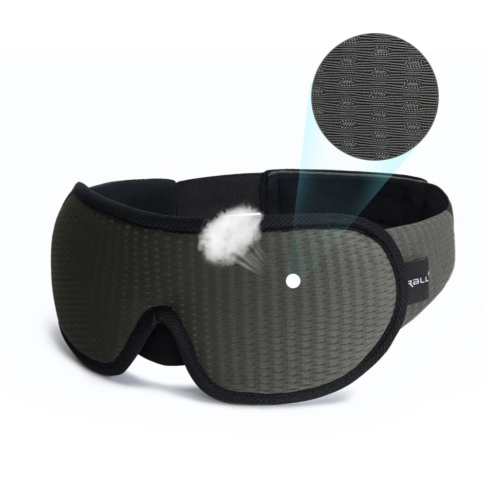 Sovemaske med 3D-form – mørklegging uten trykk på øynene
