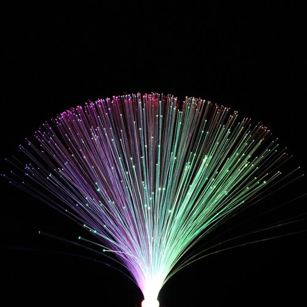 Fiberlampe med fargeskift