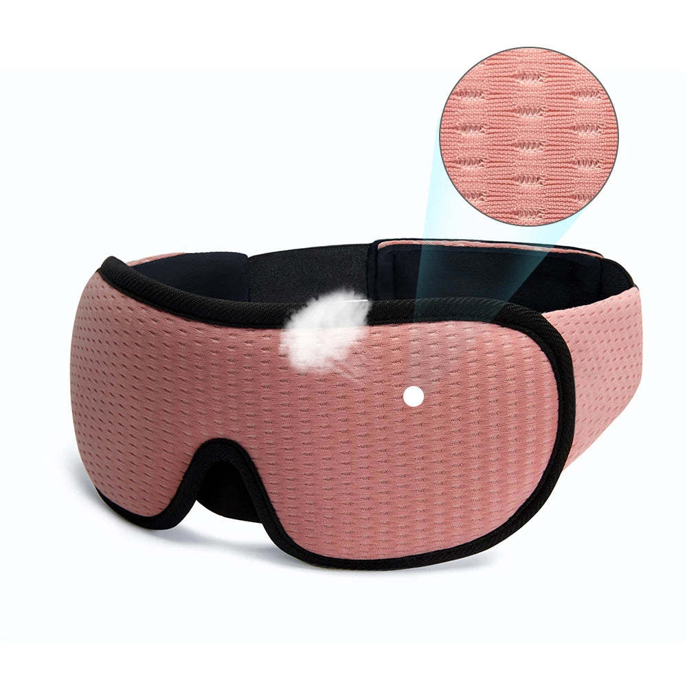 Sovemaske med 3D-form – mørklegging uten trykk på øynene
