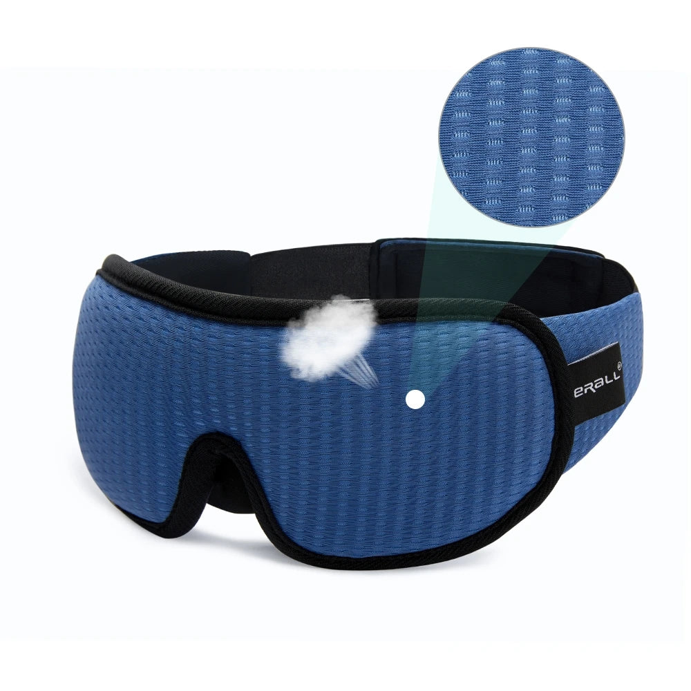 Sovemaske med 3D-form – mørklegging uten trykk på øynene