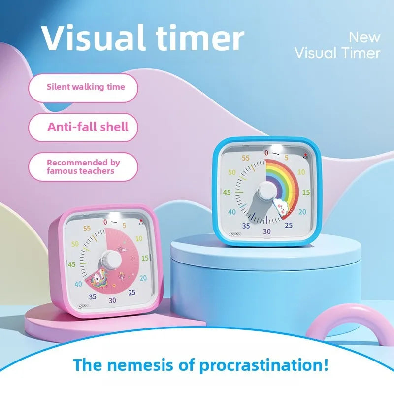 Visuell timer 60 min – stille, med nattlys