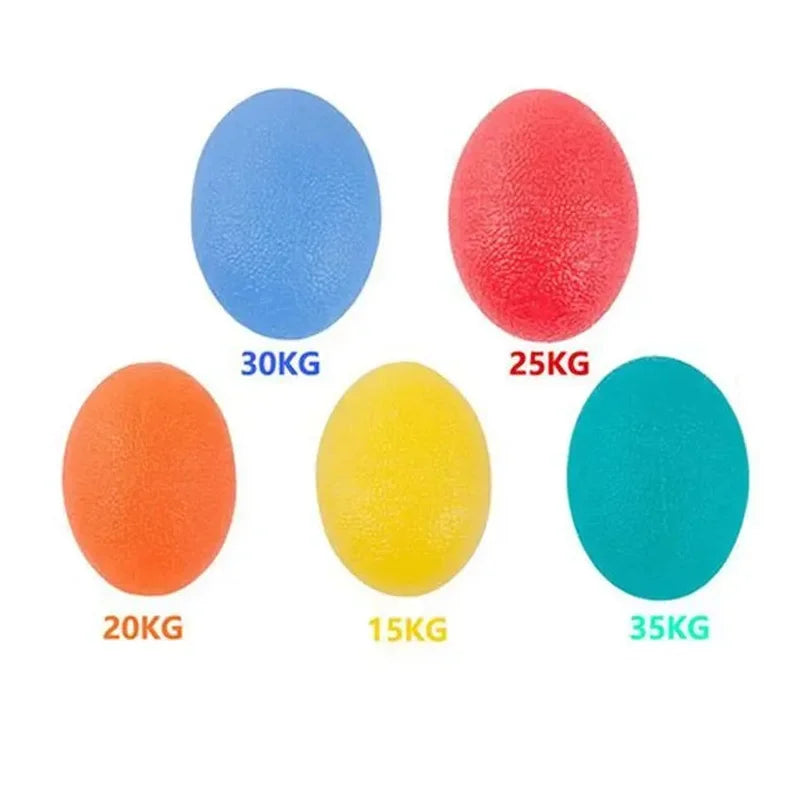 Klemmeegg i silikon – stressball for voksne