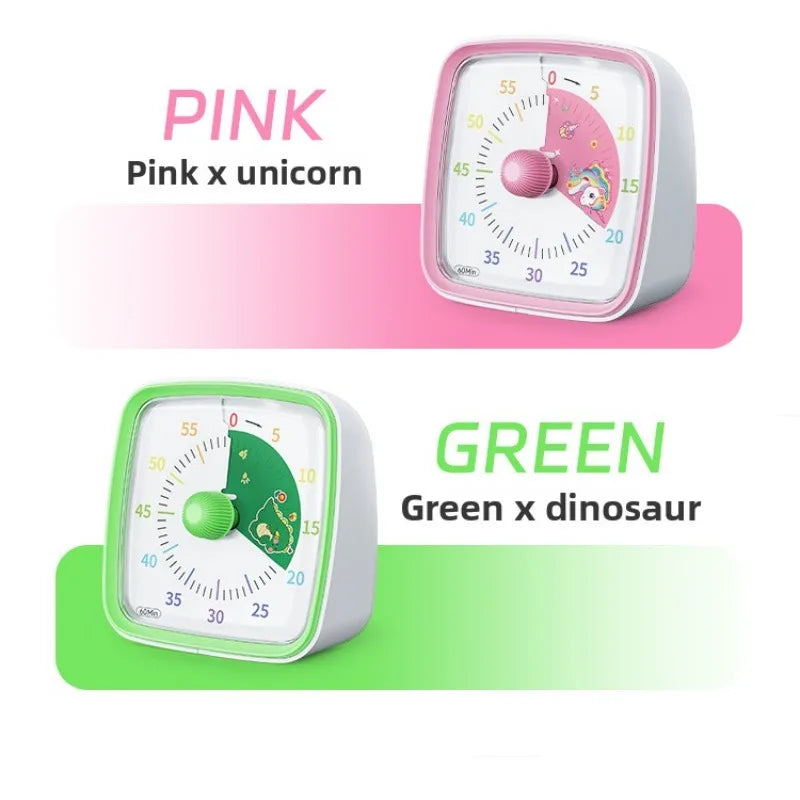 Visuell timer 60 min – stille, med nattlys