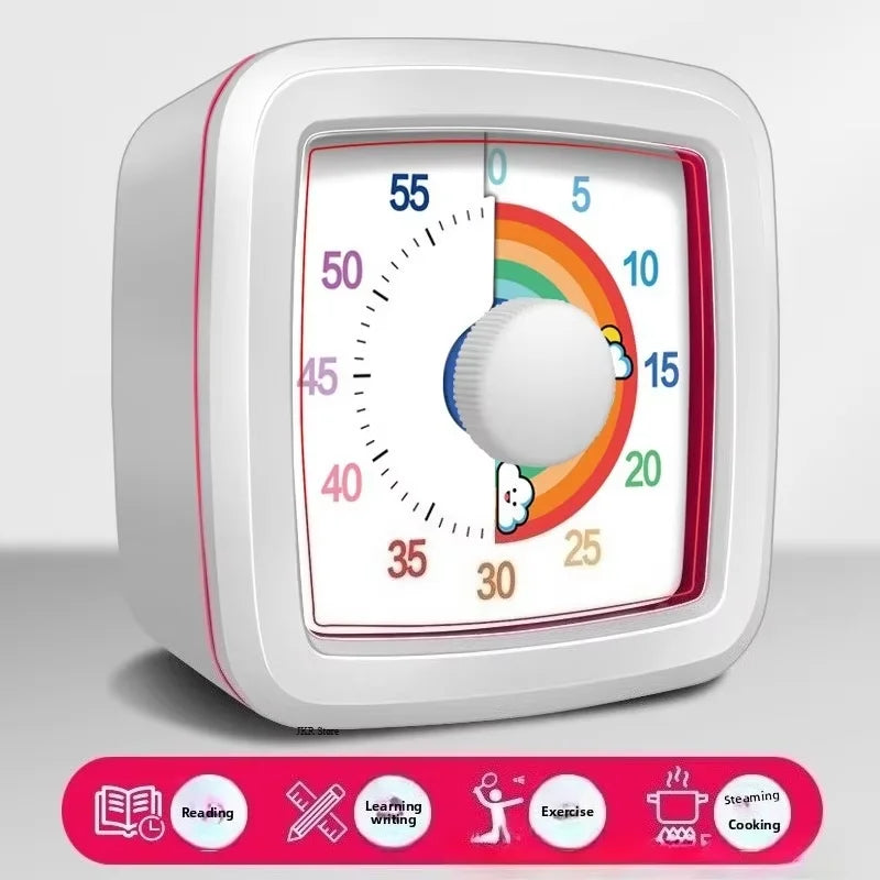 Visuell timer 60 min – stille, med nattlys