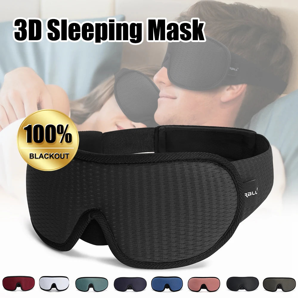 Sovemaske med 3D-form – mørklegging uten trykk på øynene