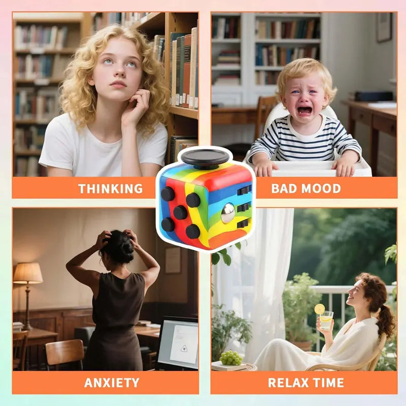 Fiklekube – liten kube med 6 aktiviteter